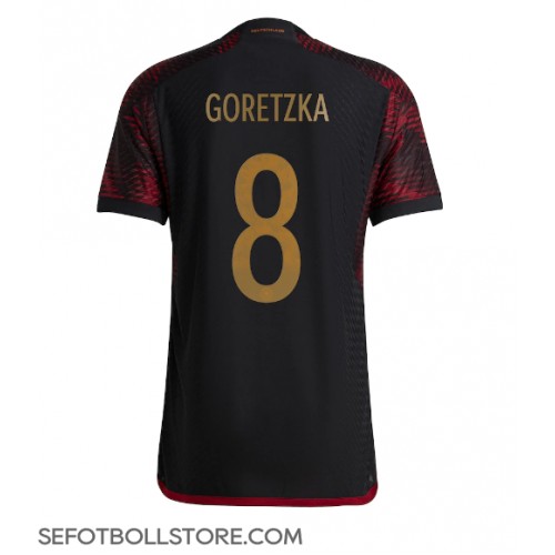 Tyskland Leon Goretzka #8 Replika Bortatröja VM 2022 Kortärmad